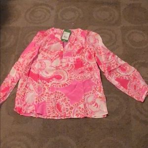 Lilly pulitzer silk Elsa